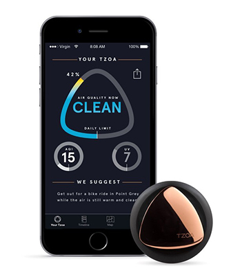 Illustration for article titled Wearable Air Quality Sensors Could Help Us All Breathe Easier